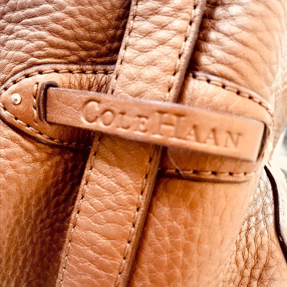 COLE HAAN BROWN LEATHER BAG - Picture 4 of 4
